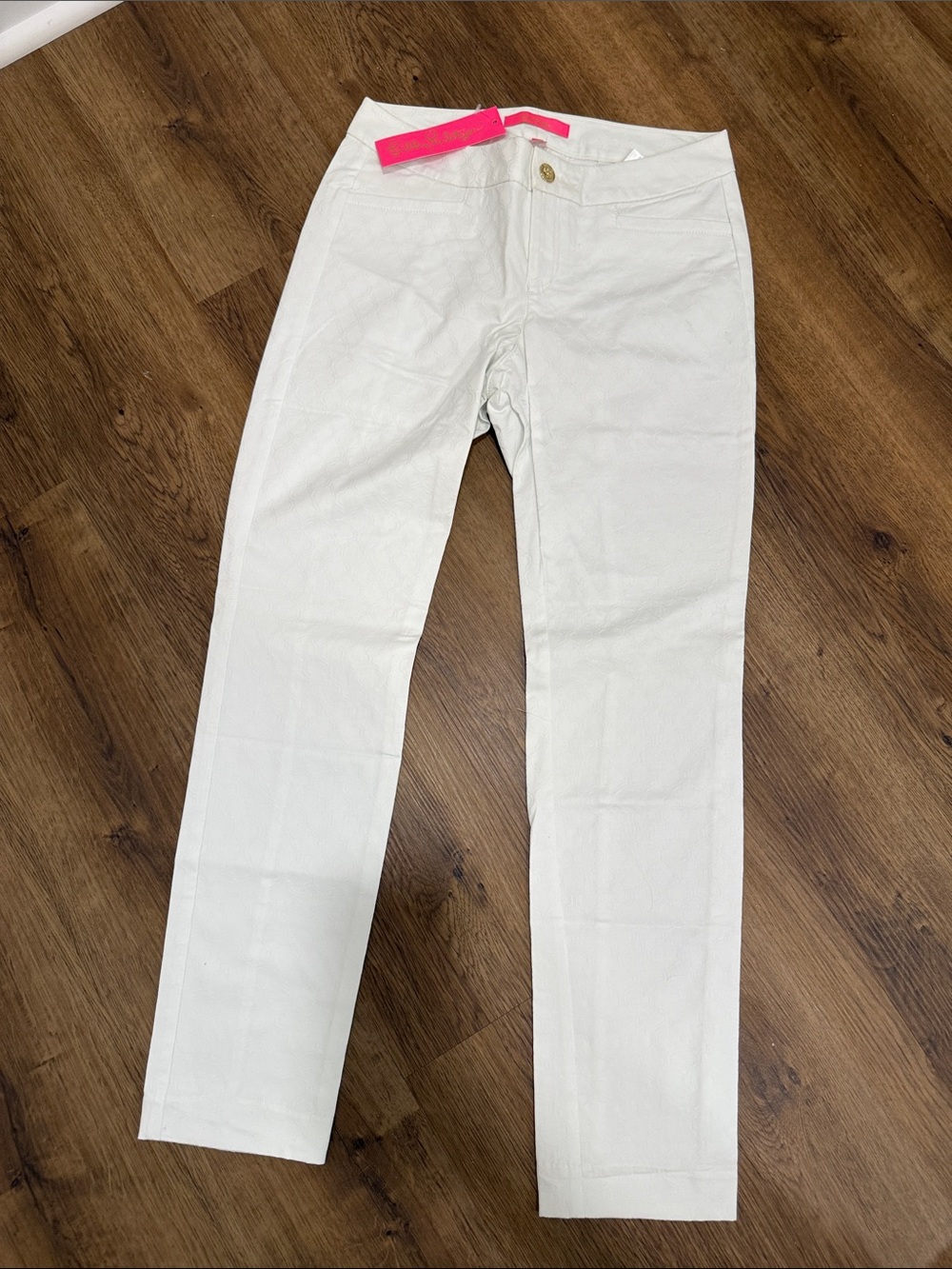 NWT Lilly Pulitzer 29" Kelly Textured Ankle Length Skinny Pant